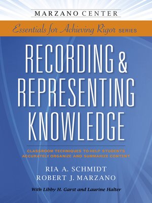 cover image of Recording & Representing Knowledge